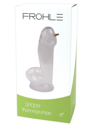 SP009 Realistic Penis CylinderXL crystal clear